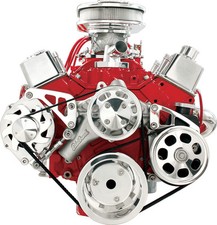 Billet Specialties Sbc Serpentine Pulley Bracket Kitmid-mount Alternator2122