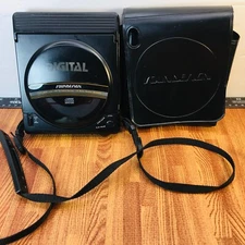 Vtg  1989 Soundesign 4925BLK Portable Compact Disk Player With Case Tested Works