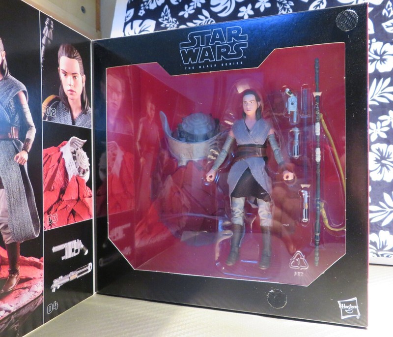 STAR WARS BLACK SERIES 6" Rey Jedi Training Figure  Toys R Us Exclusive (Disney)