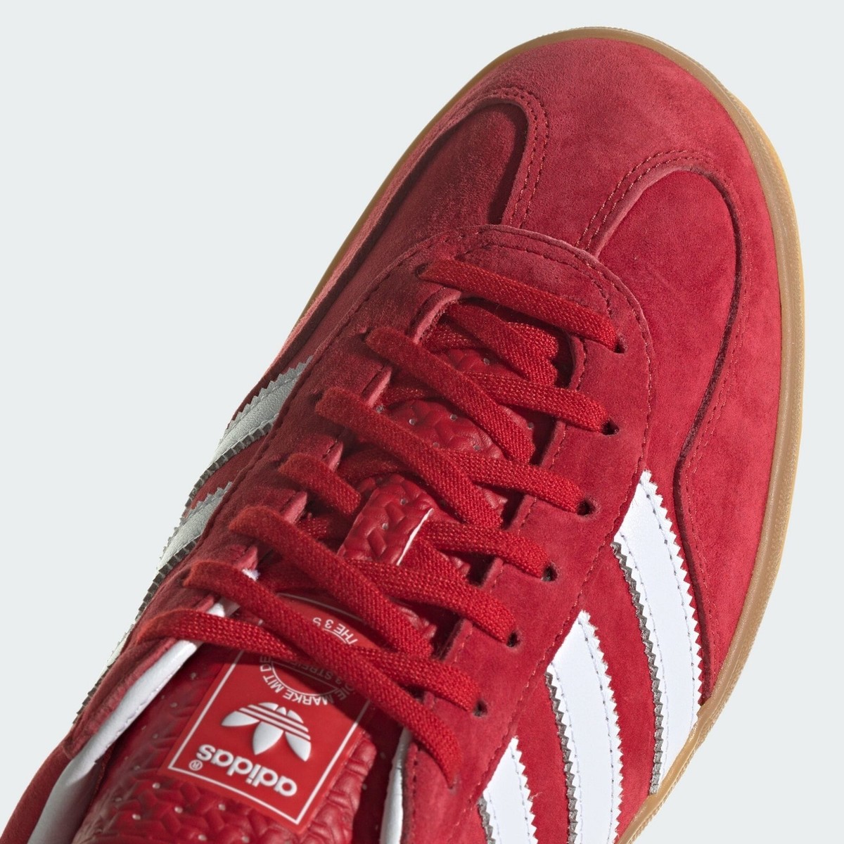 adidas Originals Gazelle Indoor Scarlet Cloud White H06261
