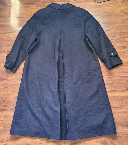 Ravens Wool Winter Coat Women's Navy Blue Jacket Size 23 Made In Germany - Picture 3 of 8