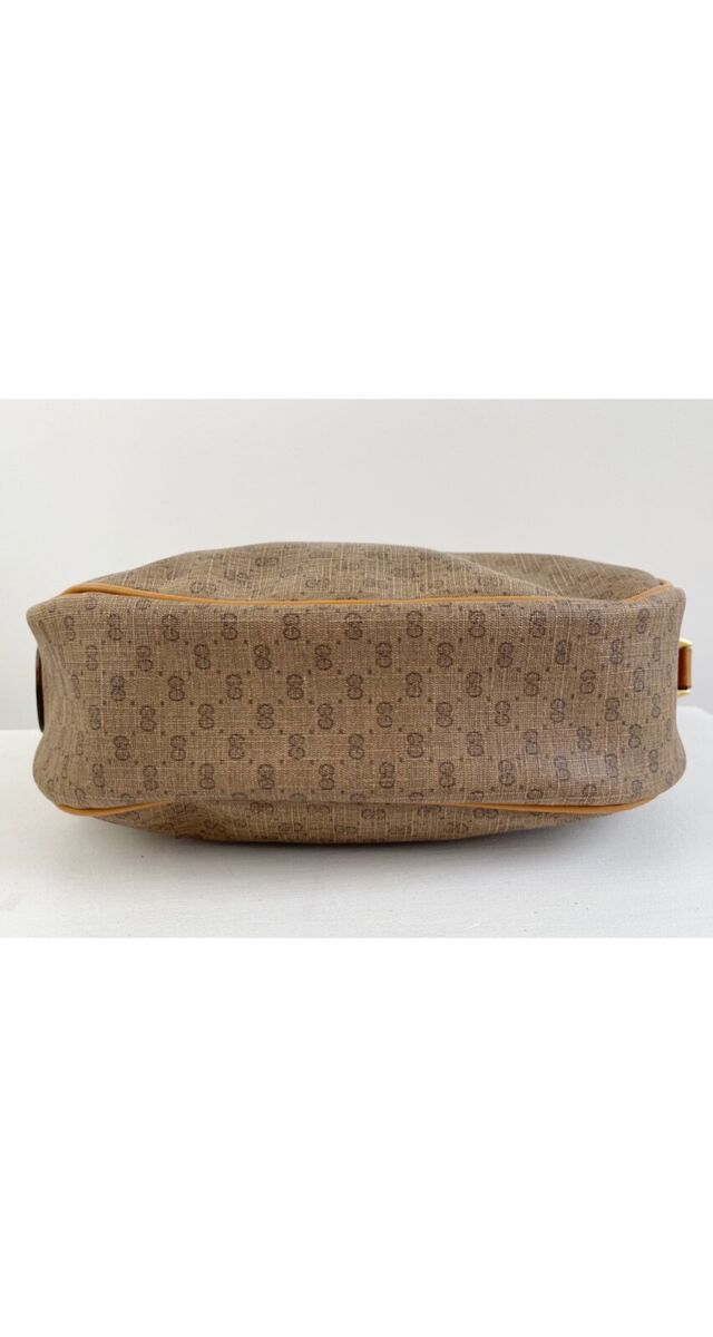 Gucci 1980s GG Monogram Tan Leather Crossbody Bag | eBay Gucci 1980s GG Monogram Tan Leather Crossbody Bag | eBay