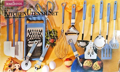 Hometrends 15 piece kitchen utensil set