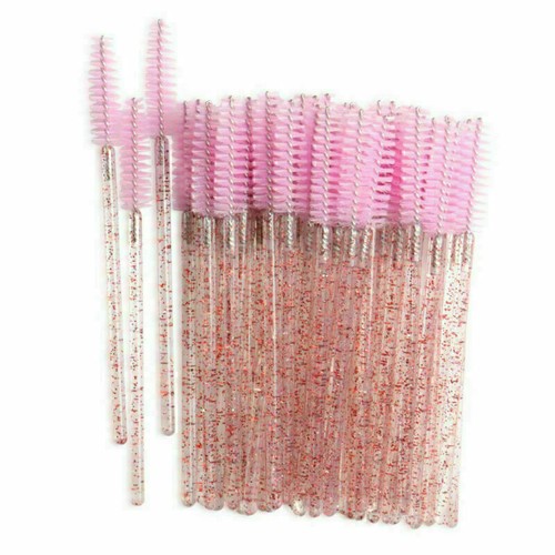 300x Mascara Wands Wimpernbürsten Crystal Rod Extension Applicator DE - Bild 2 von 12