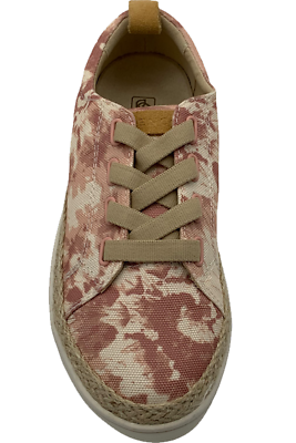 Spenco Orthotic Gored Lace Slip-On Sneaker Malibu 21 Tie Dye Blush