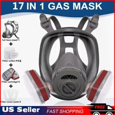 6800 Full Face Respirator 17IN1 Gas Mask Face Shield Grinding Cutting Painting
