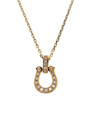 Sympathy of Soul Necklace Horseshoe Amulet Pendant S.O.S fp with 