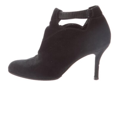 Sarah Flint suede heel booties