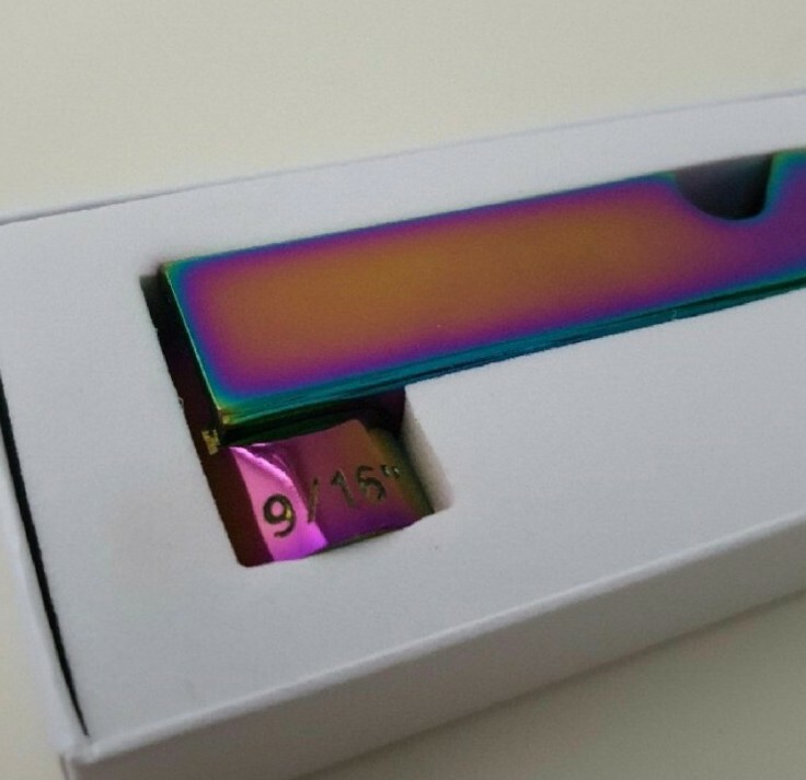 SS20 Supreme Pipe Skate Key Skate tool Iridescent polished
