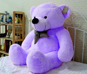 purple teddy bear