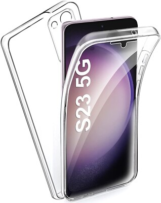 Stoßfeste 360 Silikon Hülle Cover für Samsung Galaxy S23/S23 Plus/S23 Ultra