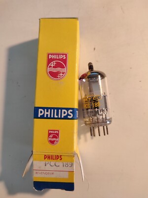 1 TUBES, LAMPE TSF PCC189 RTC by MULLARD BLACKBURN