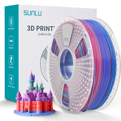 (BUY 6 GET 4 FREE,Add 10) SUNLU PETG/PLA/PLA+/ASA/ABS 3D Filament 1KG 1.75MM Lot