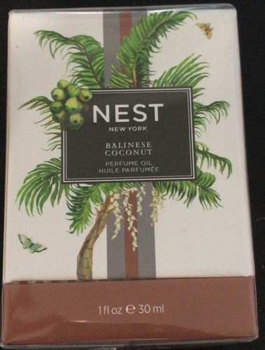 Nest Balinese Coconut Perfume Oil 1 oz Sealed Full Size Fragrance New York (J1) - Picture 1 of 3