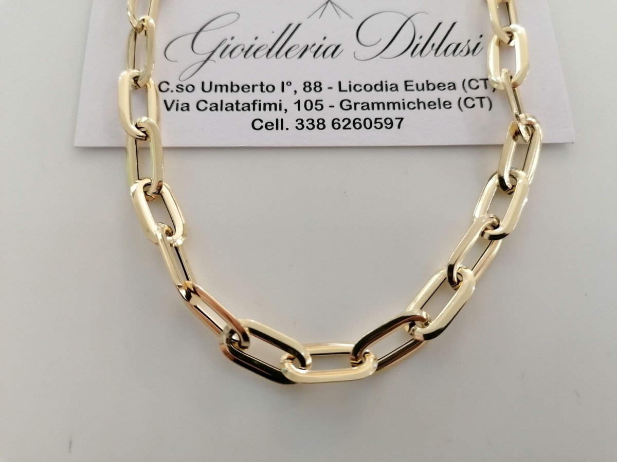 Ras du Cou maille palmier en chut en Or 750 / 1000 (18K) - Miss Bijoux Paris