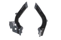 Acerbis X-Grip Rahmenprotektoren Set Grau Schwarz FüR Husqvarna FX 450 2020-2022