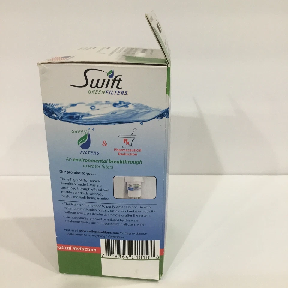 NEW SWIFT GREEN SGF-W41 REFRIGERATOR WATER FILTER WHIRLPOOL 8171414 3749926 - Image 4 of 4