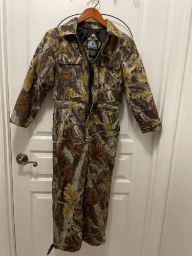 Used kids, coverall, medium sportsman camo