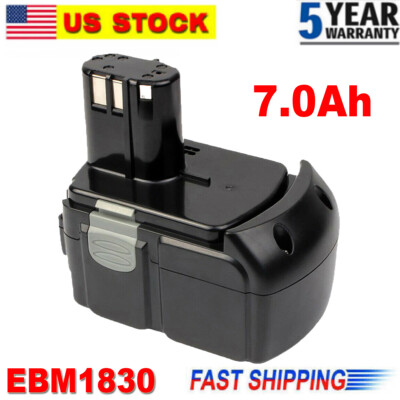 #ad For Hitachi EBM1830 18V Battery 7.0AH Li ion HXP 18 Volt BCL1840 BCL1820 EBM1815 $33.98