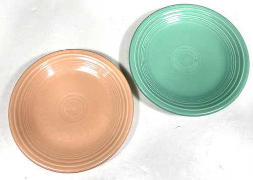 Juego de 4 platos de ensalada Fiesta 7-1/4 pulgadas Flamingo Sea Mist Turquesa Fiestaware - Imagen 3 de 9