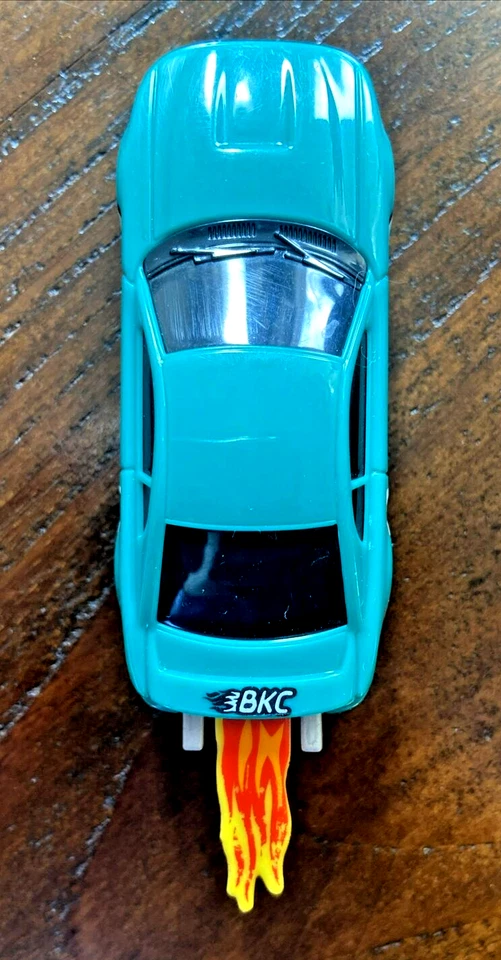 RARE BKC IRWIN Ford Mustang 2000Blazing Key Car with Flame Green Diecast 1:64 - Image 3 of 4