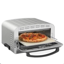 Cuisinart Indoor Pizza Oven,(color:silver) (brand new) never bin opened