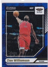 2024-25 Donruss NBA No. 129 Zion Williamson Blue Fireworks 65/85