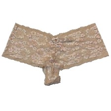 NWT VICTORIA'S SECRET Body By Victoria Shortie Pantie XS-S-M-L-XL Beige Lace