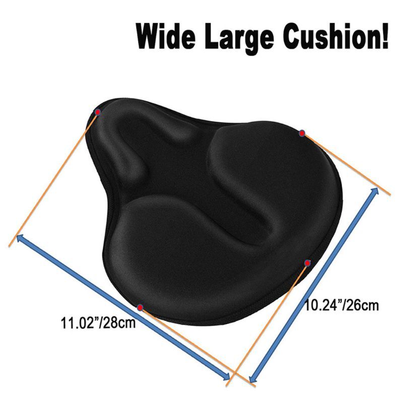 Soft Replacement for Seat Cover Thicken Padded Bike Saddle Cushion