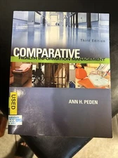 Comparative Health Information Management by Ann Peden (2011, Trade Paperback)