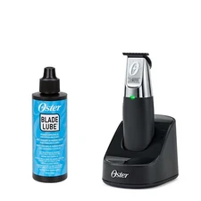 Oster Cordless T Finisher 76059-810 Trimmer - Black with Blade Oil 4 oz