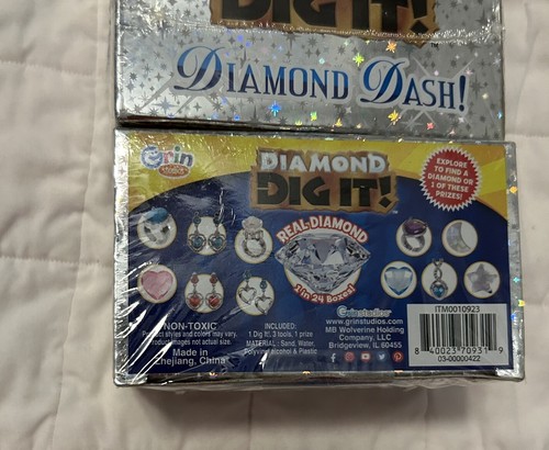Diamond Dig It! Collection Box ๐ REAL DIAMOND in 1 of 24 Boxes! Lot of 3 - Picture 2 of 2