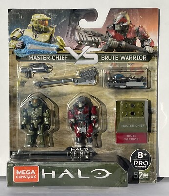 MEGA Construx Halo Infinite Master Chief vs Brute Warrior (GNW38) New