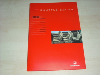 56887) Honda Shuttle 2.2 ES Pressemappe 05/1995