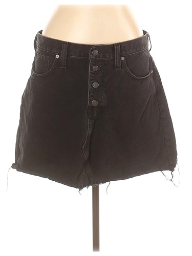 Madewell Women Brown Denim Skirt 32W