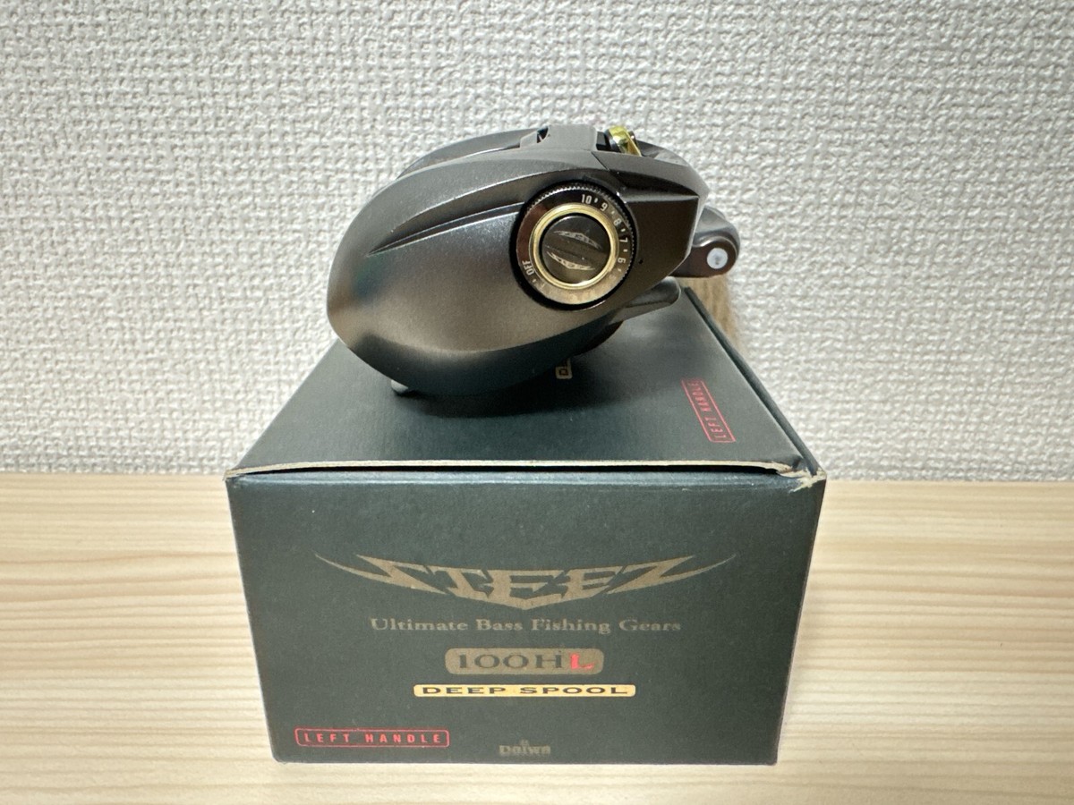 Daiwa Baitcasting Reel STEEZ 100HL DEEP SPOOL Gear Ratio 6.3