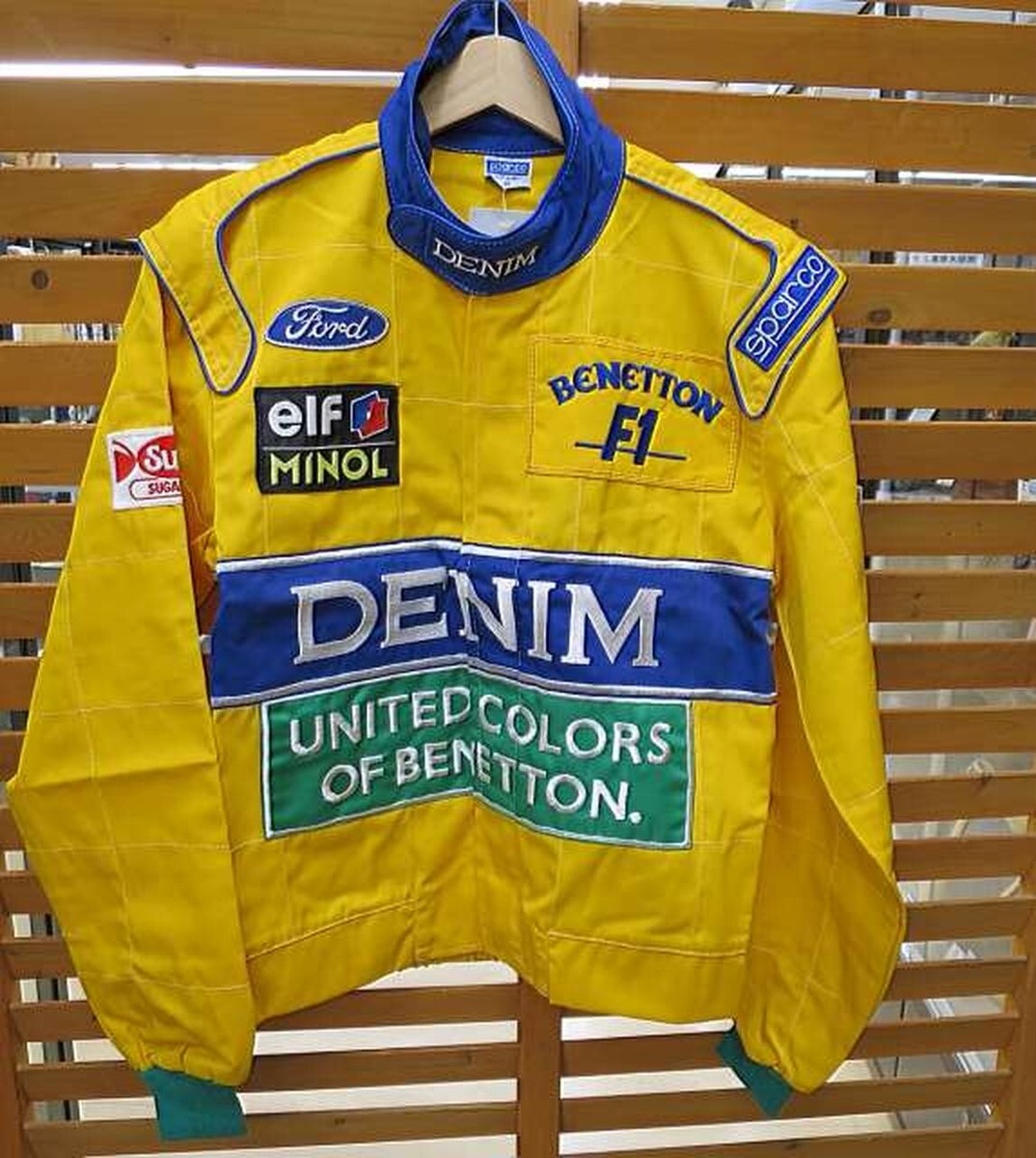 Sparco United Colors of Benetton Formula 1 Racing Team Jacket Size 