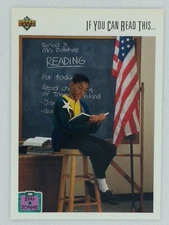 1991-92 Upper Deck Stay in School Back Hologram Variation Michael Jordan #22