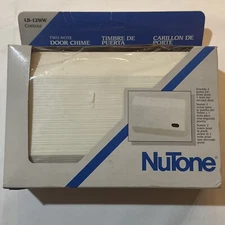 NuTone Two-Note Door Chime, Textured White Finish, LB-12WW