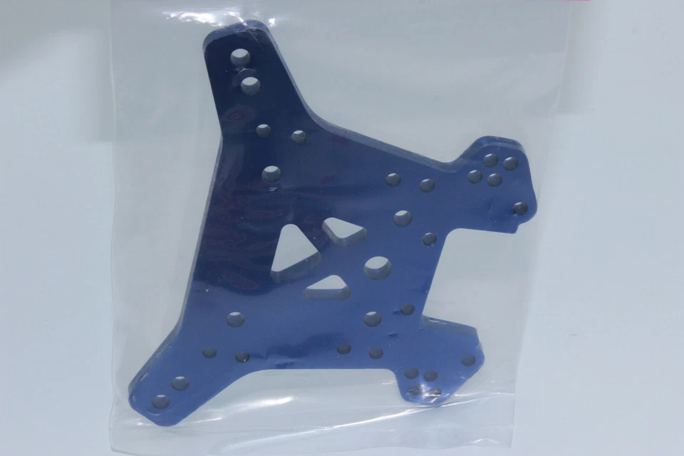 Traxxas TRX 9538 Dämpferbrücke hinten Alu blau  SLEDGE   NEU  in OVP  - Bild 4 von 4