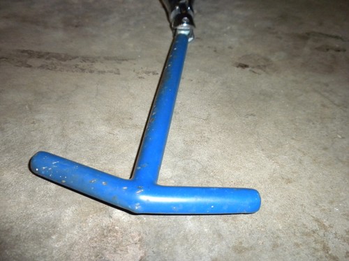 Vintage Blue Rubber Coated Handle 13/16" T Handle Spark Plug Flex Head Tool - Picture 6 of 10