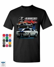 Ford Mustang 1969 Shelby GT350 GT500 T-Shirt American Muscle Car Mens Tee Shirt