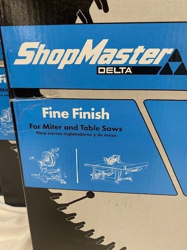 8 NEW Delta Shopmaster 10" 60-Teeth Fine Finish Carbide-Tipped Blades - Picture 3 of 5