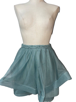 Jodi Christopher Tulle Layered Full Skirt size 1 Teal