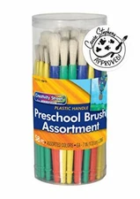 58-Piece Paintbrush Assortment - 12 Colossal, 22 Jumbo, and 24 Regular Brushe...