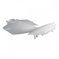Polisport Seitenteile Passt An Honda CRF 250 11-13 450 11-12 Weiß