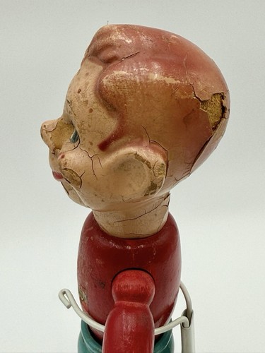 Vintage Howdy Doody 12” Cameo Products Composition Head Wood Body 1950's Kallus - Picture 8 of 23