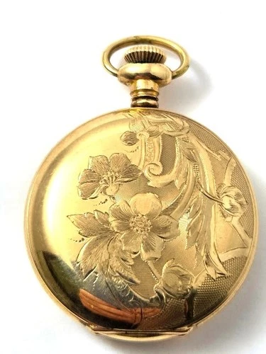 Vintage Elgin Pocket Watch in Gold Filled Hunter's Case, 1900's, Vintage Watches