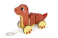 Small Foot Dino, Pull-Along Toy Made Of FSC 100%-Certified Wood, For Kids Aged 1