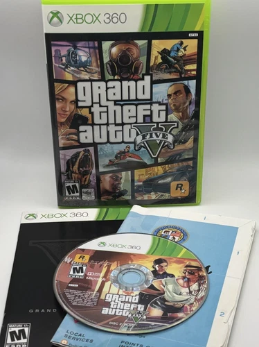 Grand Theft Auto V - Microsoft Xbox 360 Complete CIB - Untested